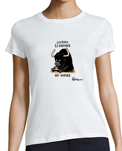 Camiseta mujer Tortura no es cultura - latostadora.com - Modalova