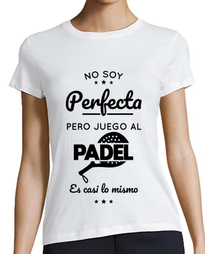 Camiseta mujer No soy perfecta pero juego al padel laTostadora - latostadora.com - Modalova