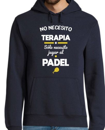 Sudadera Con Capucha Para Hombre No necesito terapia necesito padel laTostadora - latostadora.com - Modalova