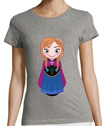 Camiseta mujer Kokeshi Anna de Frozen - latostadora.com - Modalova