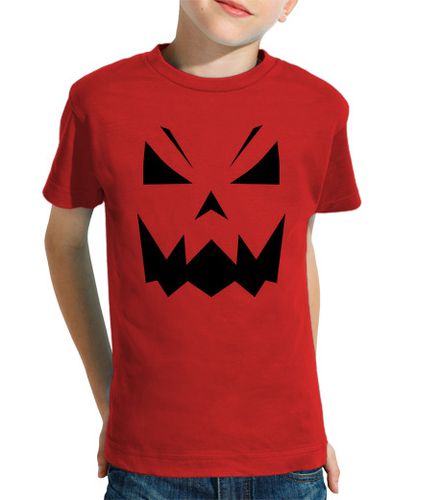 Camiseta Niño Manga Corta HALLOWEEN CARA CALABAZA CAMISETA INFANTIL laTostadora - latostadora.com - Modalova