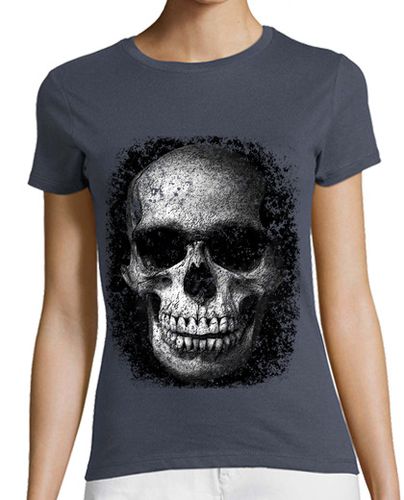 Camiseta Mujer Manga Corta Calavera laTostadora - latostadora.com - Modalova