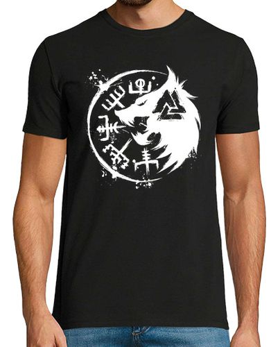Camiseta Fenrir Wolf Vegvisir Valknut - latostadora.com - Modalova