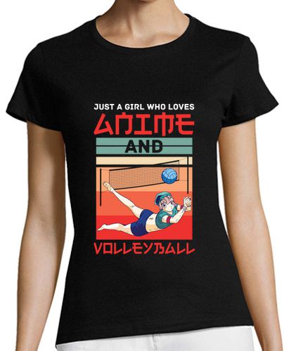 Camiseta mujer chica que ama el anime y el voleibol laTostadora - latostadora.com - Modalova