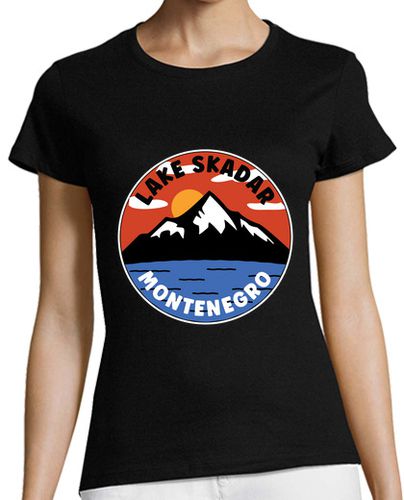 Camiseta mujer lago skadar montenegro con montaña - latostadora.com - Modalova