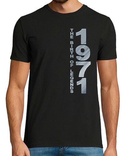 Camiseta Hombre Manga Corta nacimiento de leyendas 1971 regalo de cumpleaños 1971 laTostadora - latostadora.com - Modalova