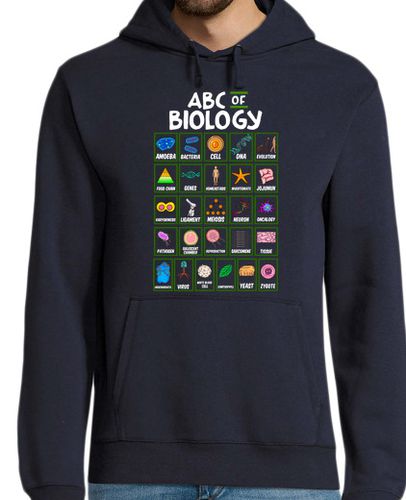 Sudadera Con Capucha Para Hombre El ABC De La Biología Ciencia Química Científica Profes Frikis laTostadora - latostadora.com - Modalova