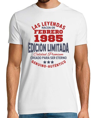 Camiseta Hombre Manga Corta edición limitada febrero de 1985 laTostadora - latostadora.com - Modalova