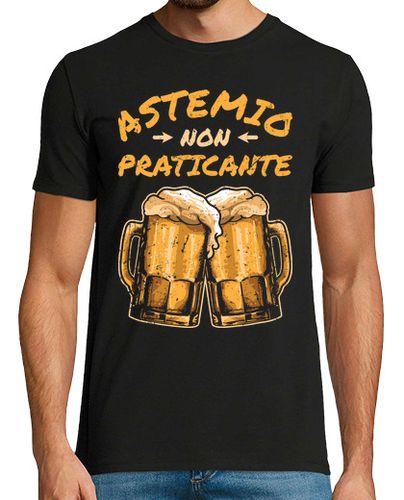 Camiseta abstemio que no practica la cerveza div - latostadora.com - Modalova