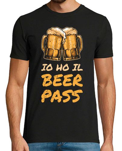 Camiseta Tengo el pase divertido de la cerveza - latostadora.com - Modalova