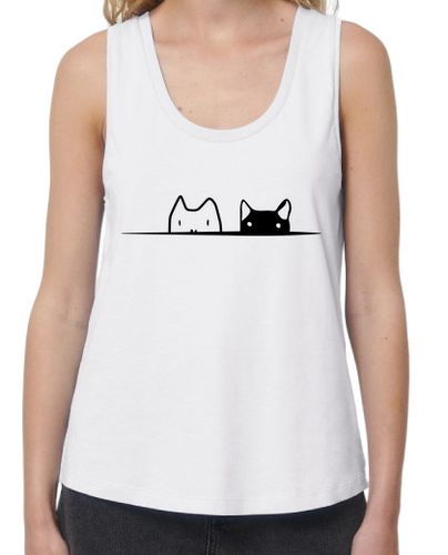 Camiseta mujer Gatos mirando laTostadora - latostadora.com - Modalova