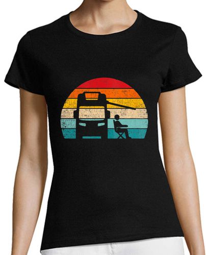 Camiseta mujer Descanso en la Autocaravana - latostadora.com - Modalova