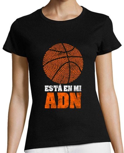 Camiseta Mujer Manga Corta Está En Mi ADN Jugadora De Baloncesto NBA Basketball Basket laTostadora - latostadora.com - Modalova