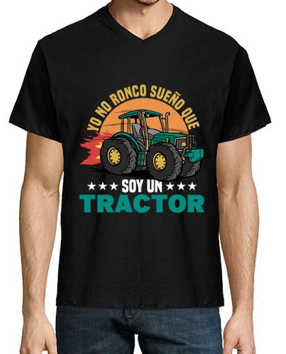 Camiseta Yo No Ronco Sueno Que Soy Un Tractor - latostadora.com - Modalova