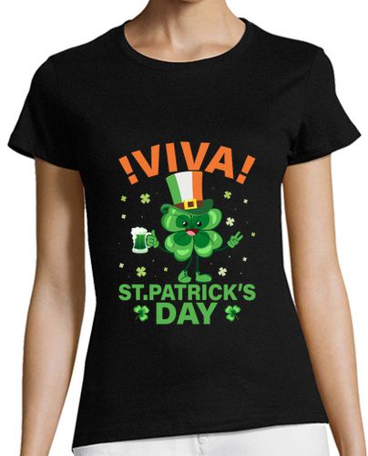 Camiseta mujer viva el día de san patricio laTostadora - latostadora.com - Modalova