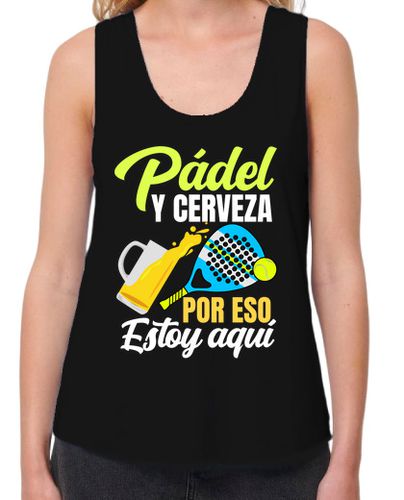 Camiseta mujer Padelista Padel Tennis Padel Y Cerveza laTostadora - latostadora.com - Modalova