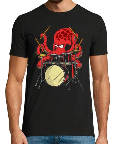 Camiseta baterista pulpo baquetas batería laTostadora - latostadora.com - Modalova