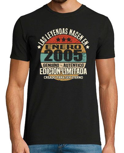 Camiseta Leyendas nacen en enero 2005 - latostadora.com - Modalova