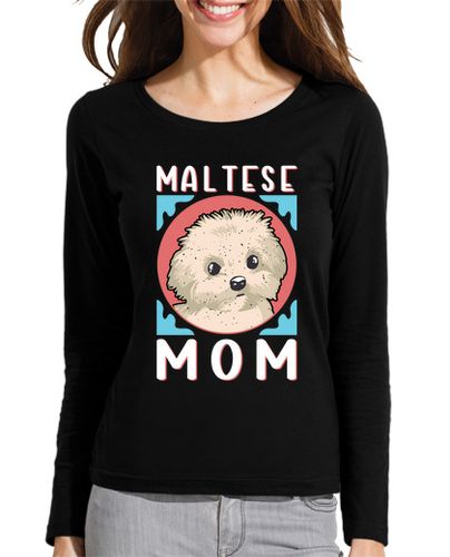 Camiseta mujer mamá maltesa dueña del perro maltés - latostadora.com - Modalova
