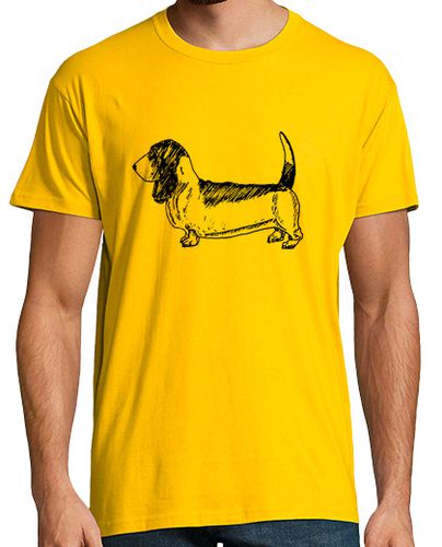 Camiseta Hombre Manga Corta Basset hound laTostadora - latostadora.com - Modalova