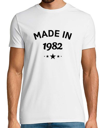 Camiseta hecho en 1982 regalo de humor - latostadora.com - Modalova