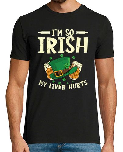 Camiseta soy tan irlandés que me duele el hígado - latostadora.com - Modalova