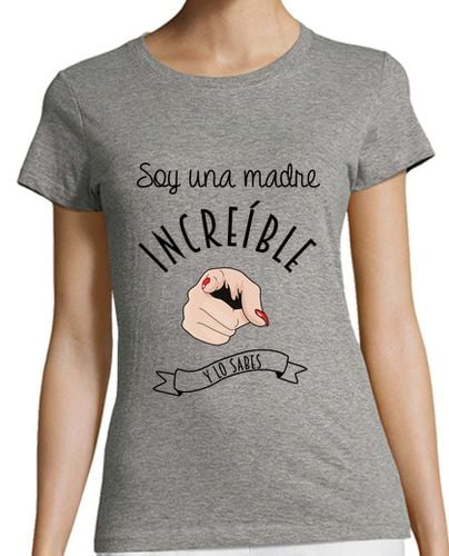 Camiseta Mujer Manga Corta Una madre increíble laTostadora - latostadora.com - Modalova