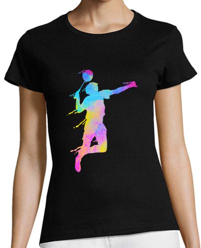 Camiseta Mujer Manga Corta bádminton fan squash entrenador club mu laTostadora - latostadora.com - Modalova