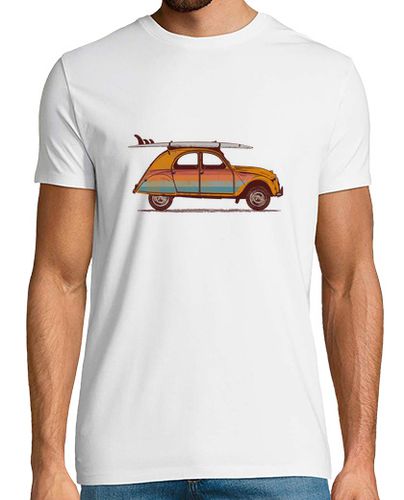 Camiseta camiseta dos caballos vintage - surf 2cv - latostadora.com - Modalova