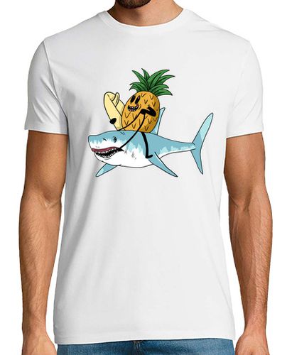 Camiseta piña montando a tiburón laTostadora - latostadora.com - Modalova