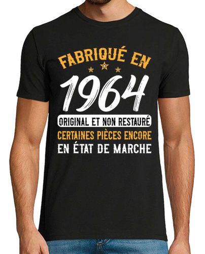 Camiseta Hombre Manga Corta cumpleaños 1964 idea de regalo humor laTostadora - latostadora.com - Modalova