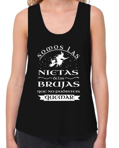 Camiseta Mujer Tirantes Loose Fit Somos las nietas de las brujas laTostadora - latostadora.com - Modalova