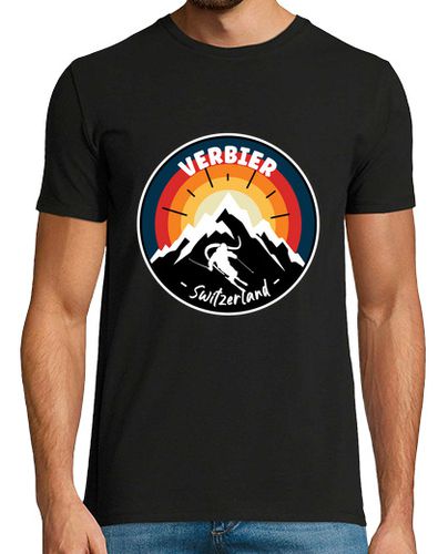 Camiseta esquiar en verbier suiza vintage - latostadora.com - Modalova