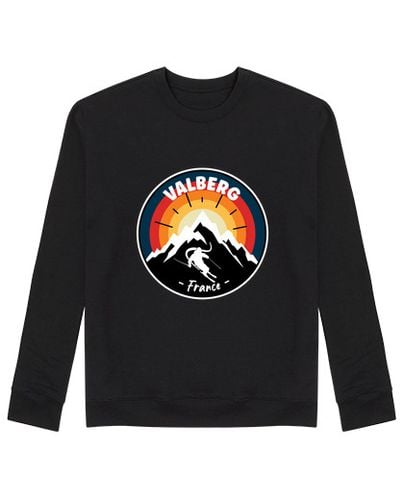 Sudadera Sin Capucha Unisex esquiar en valberg francia vintage laTostadora - latostadora.com - Modalova