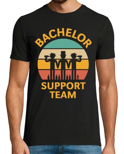 Camiseta equipo de apoyo de soltero - puesta de sol - 4c - latostadora.com - Modalova