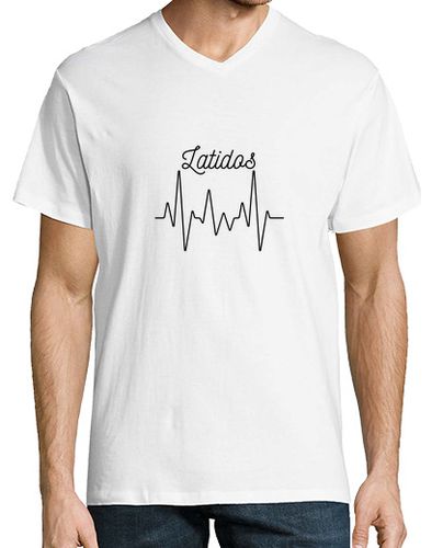 Camiseta Camiseta de cuello de pico cerrado, Latidos - latostadora.com - Modalova