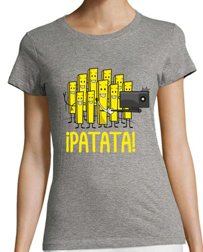 Camiseta mujer Patata selfie - latostadora.com - Modalova