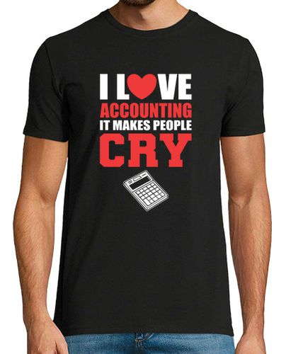 Camiseta me encanta la contabilidad hace llorar - latostadora.com - Modalova