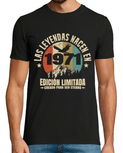 Camiseta Hombre Manga Corta Las leyendas nacen en 1971 laTostadora - latostadora.com - Modalova