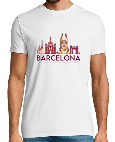 Camiseta paisaje urbano de barcelona - latostadora.com - Modalova