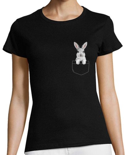 Camiseta Mujer Manga Corta conejito conejo conejito de pascua flor laTostadora - latostadora.com - Modalova