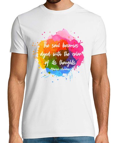 Camiseta el alma se tiñe del color - latostadora.com - Modalova