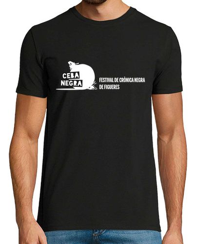 Camiseta Logo Ceba Negra - Blanc laTostadora - latostadora.com - Modalova