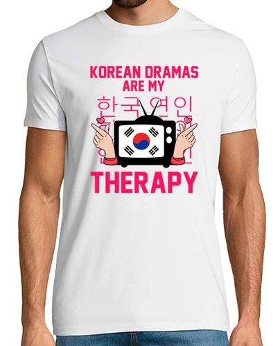 Camiseta hilarantes dramas coreanos son mi terapeuta programas de televisión chistosos corea dramatización en - latostadora.com - Modalova
