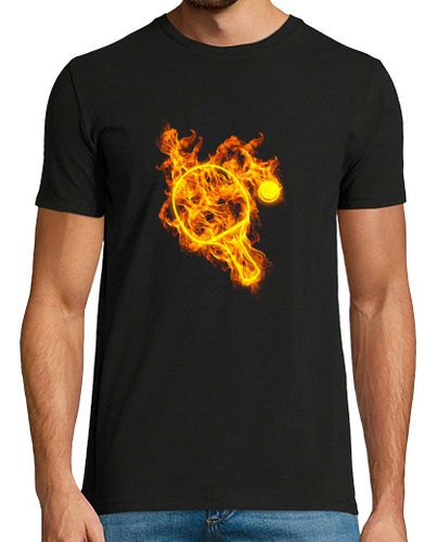 Camiseta fuego tenis de mesa llamas murciélago paddle jugador de tenis de mesa - latostadora.com - Modalova