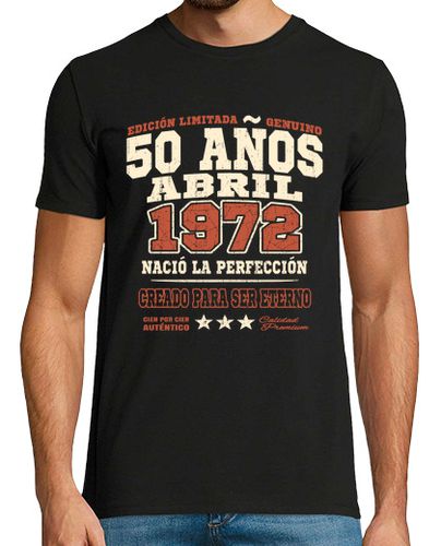 Camiseta Hombre Manga Corta 50 años - abril de 1972 laTostadora - latostadora.com - Modalova