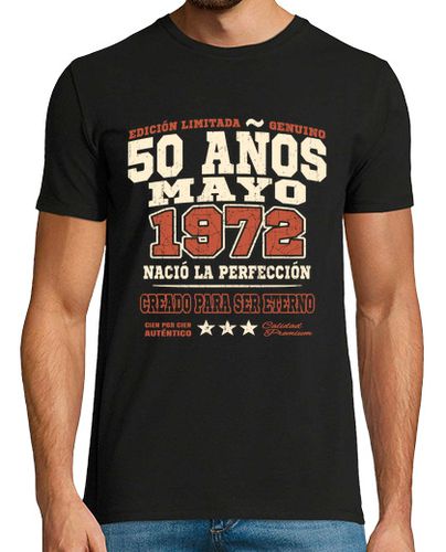 Camiseta Hombre Manga Corta 50 años - mayo de 1972 laTostadora - latostadora.com - Modalova