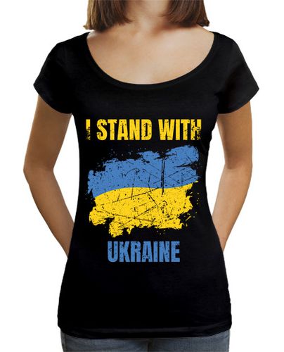 Camiseta mujer estoy con la ucrania vintage ucraniana - latostadora.com - Modalova
