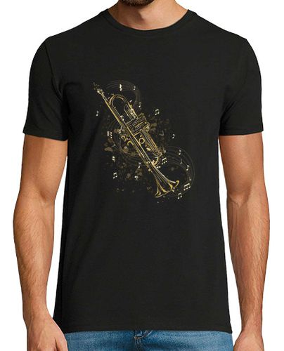 Camiseta notas musicales de trompeta - latostadora.com - Modalova