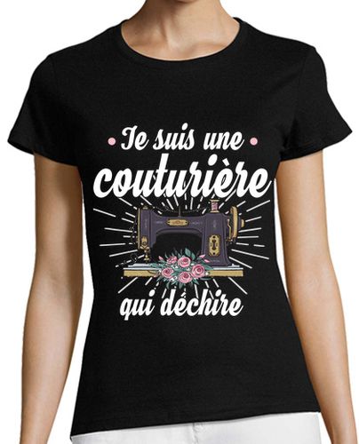 Camiseta mujer costurera mujer profesión humor - latostadora.com - Modalova